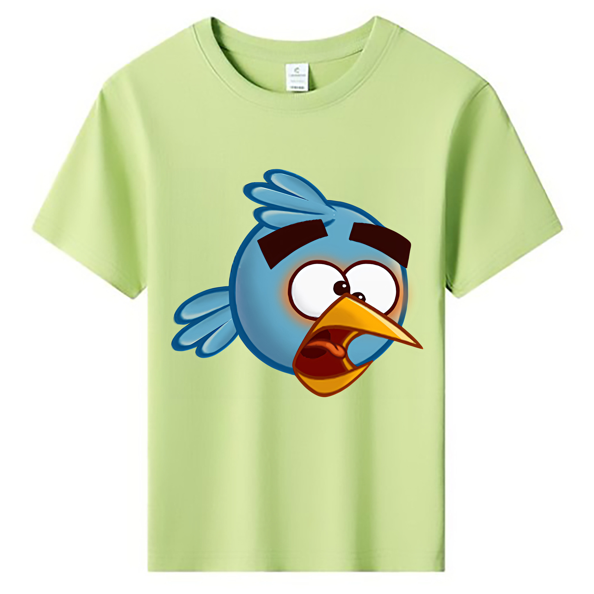 （画像用） Angry Birds アングリーバード 綿100％キッズTシャツ（フロントプリント）
